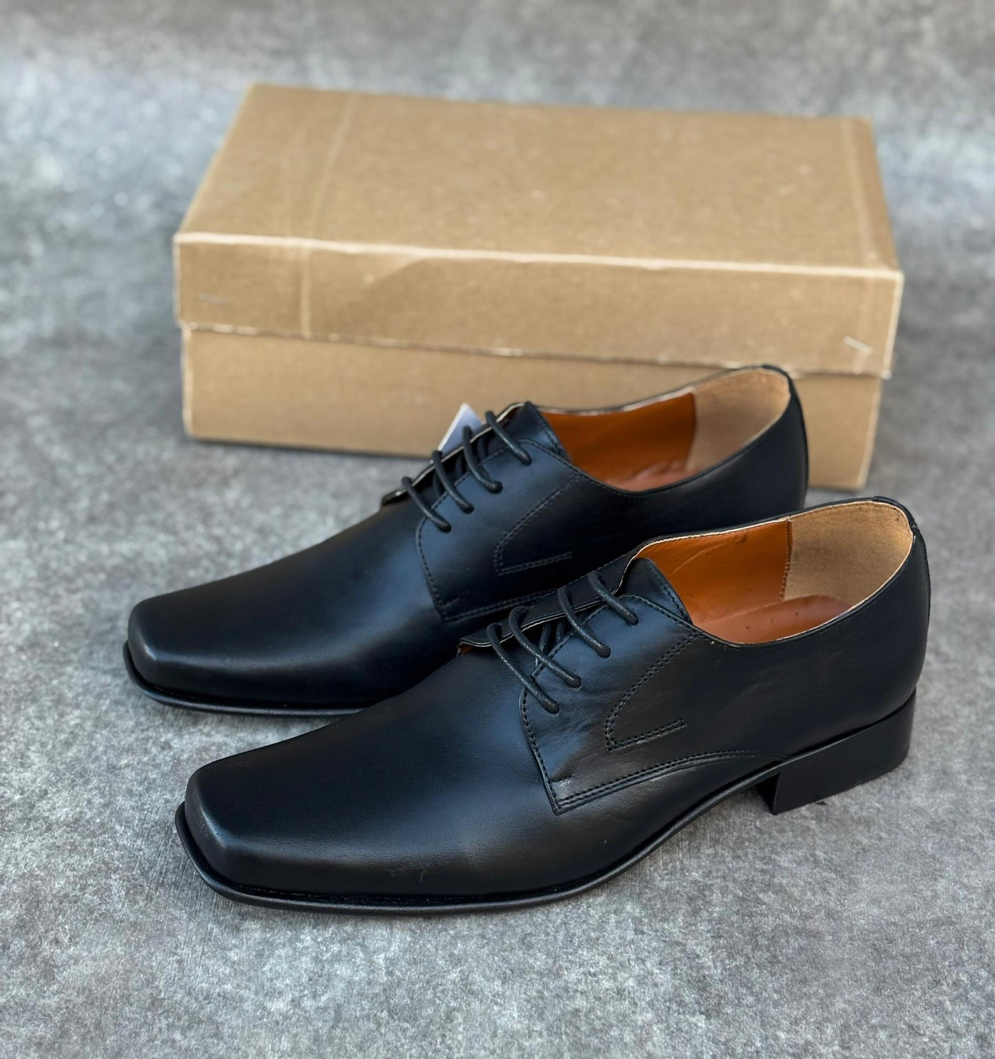 Derby Cuir Noir – Chaussure de Ville Homme Geneva