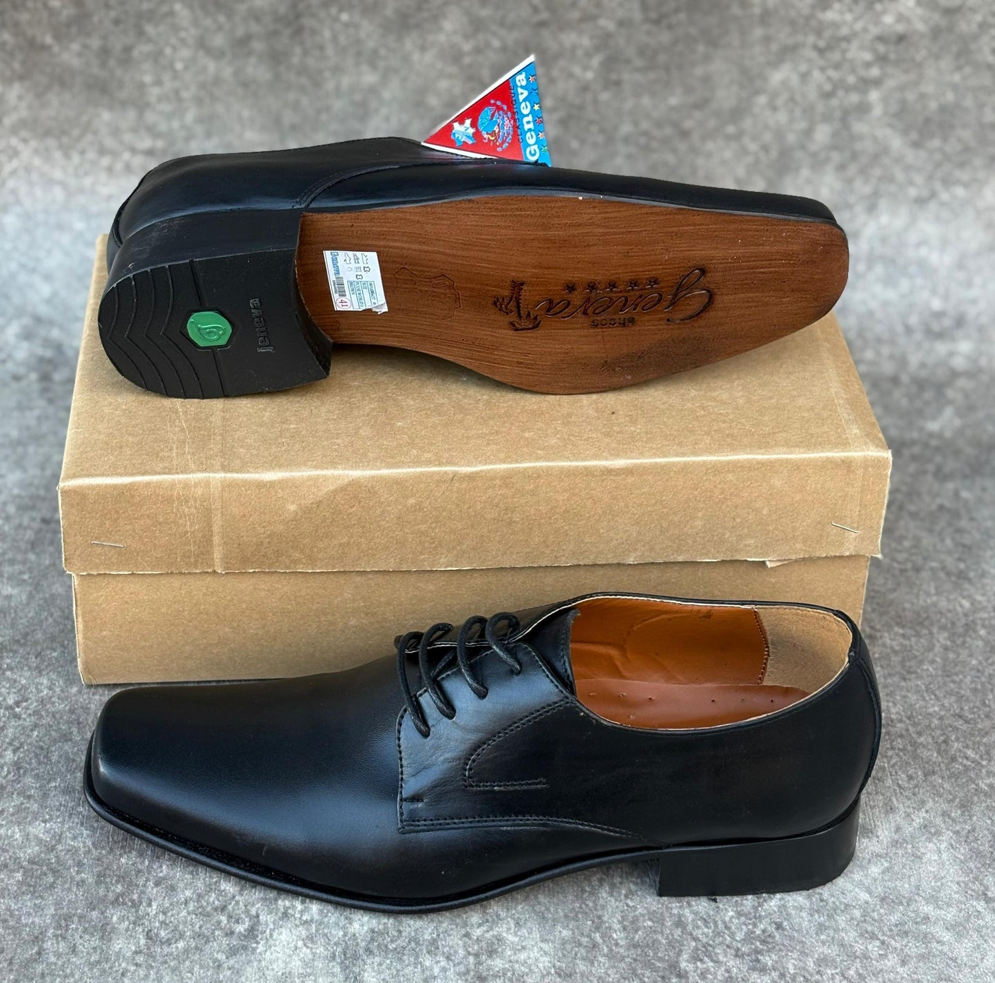 Derby Cuir Noir – Chaussure de Ville Homme Geneva