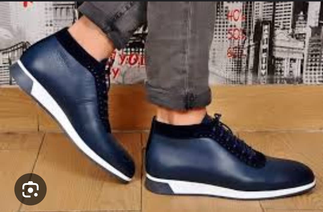 Sneaker Cuir Brogue – Chaussure Homme Sport-Chic Multi-Coloris